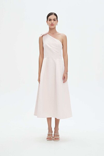Nichii Sleeveless Midi Dress with Delicute Embroidery