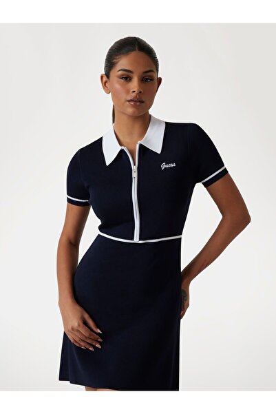 Guess Fit-and-flare mini sweater dress