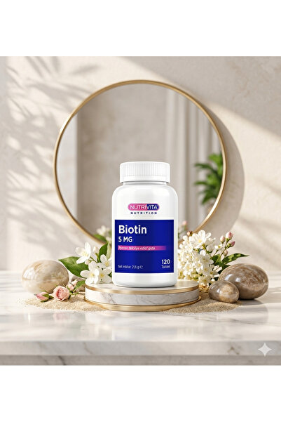 Nutrivita Biotin 5 Mg 120 Tablet
