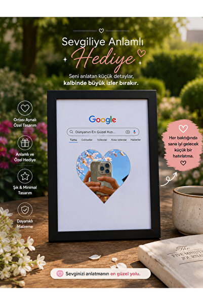 hot flowers AYNALI Tablo çerçeve sevgiliye hediye kız arkadaşa hediye sevgili...