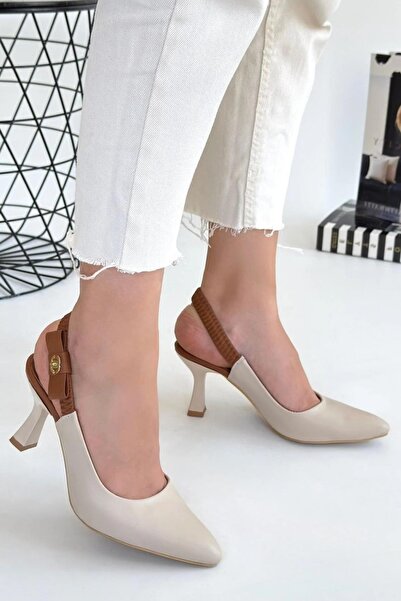 Papuçsepeti Papuç Sepeti 154 Pantofi Stiletto cu toc de 8 cm pentru damă