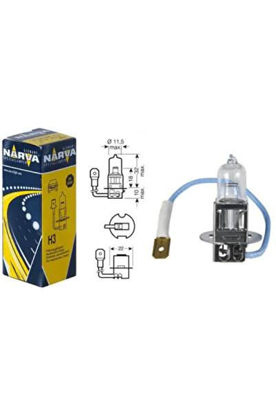 Narva Bec auto cu halogen standard H3 55W 12V 48321