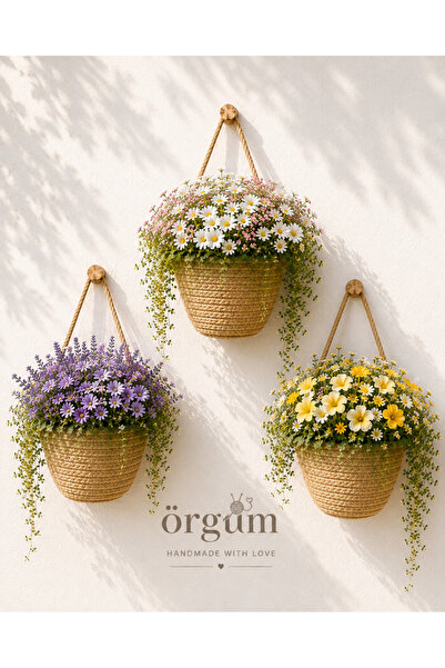 ÖRGÜM Coș decorativ 3 bucăți mini coș decorativ PLANTELE ȘI UMERĂRIILE NU INC...
