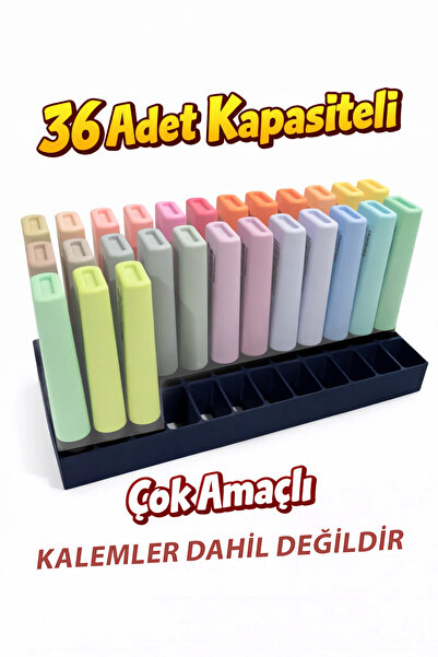 OEM حامل أقلام للكتابة والتظليل بسعة 36 قطعة |   تصميم بسيط