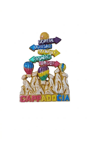 REYYAN Kapadokya magneti polyester kabartma turistik magnet hediyelik