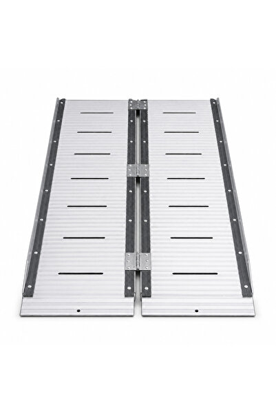 Generic Foldable Wheelchair Ramp 3, Aluminum Portable Mobility Ramp, Non-Slip...