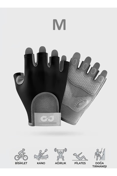 SkyWheel Premium Series Anti-Sweat Half Finger Fitness Yoga Pilates Palm Anti...