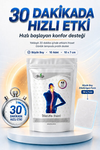 İlla Life Hızlı Etkili Büyük Boy Kas Eklem Bel Bacak Kol Boyun Sırt Omuz Karı...