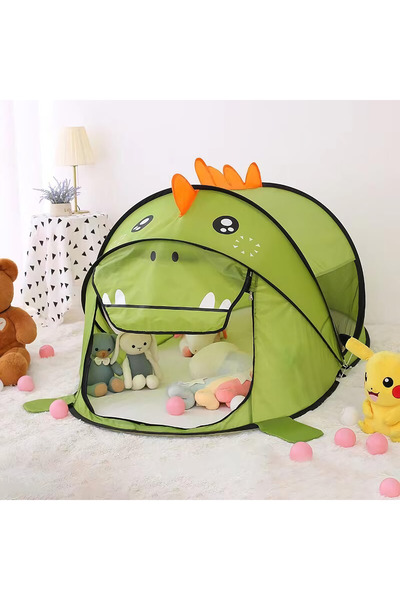 MJ TOYS Dinozor Çocuk Oyun Çadırı - Muhteşem Seri - Otomatik Kolay Kurulum Ye...