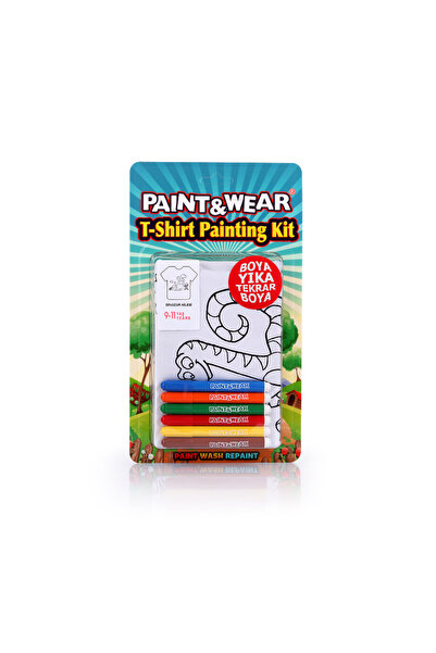 paint-wear Dinazor Ailesi Boyama T-shirt 4-6 Yaş