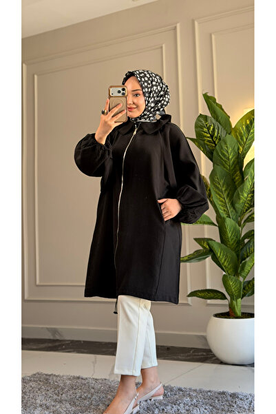 Suede Style 6349 - Căciulă lungă, elegantă și confortabilă, cu buzunar cu fer...