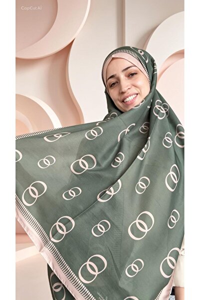 Lunara ÇİFT HALKA DESEN PAMUKLU ŞAL
