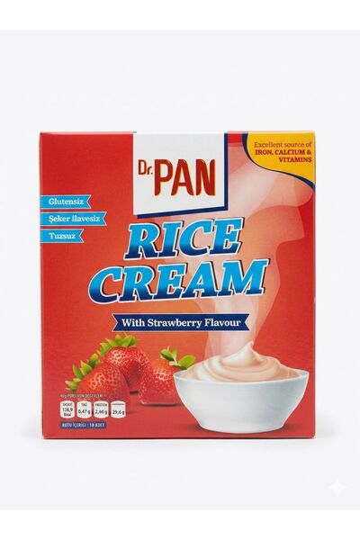 Dr Pan Rice Cream ( Çilekli - 400gr )