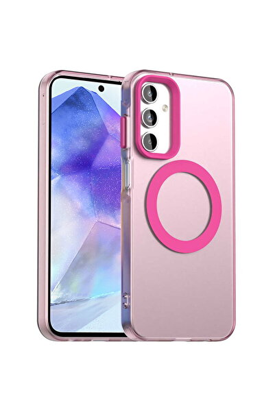 Techsuit Husă pentru Samsung Galaxy A55 5G - CandyCase MagSafe - Roz