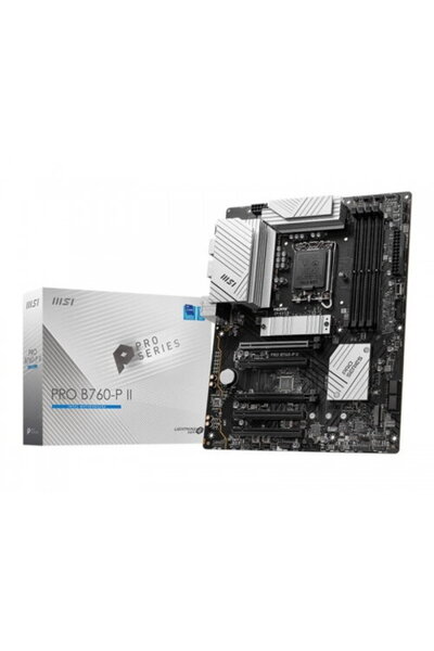 MSI Placa de baza PRO B760-P II, Intel B760, Socket 1700, ATX