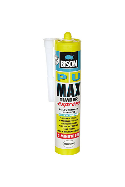 Bison Adeziv poliuretanic PU Max Timber Express lemn 310ml