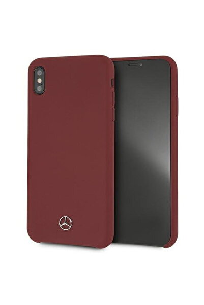 MERCEDES MEHCI65SILRE iPhone Xs Max roșu/husă rigidă din silicon Line