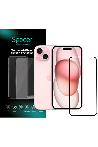 Spacer FOLIE STICLA pentru Iphone 15 Plus, grosime 0.3mm, acoperire totala ec...