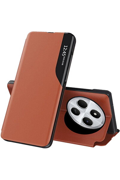Techsuit Husa pentru Xiaomi Redmi 14C / Poco C75 - eFold Series - Orange