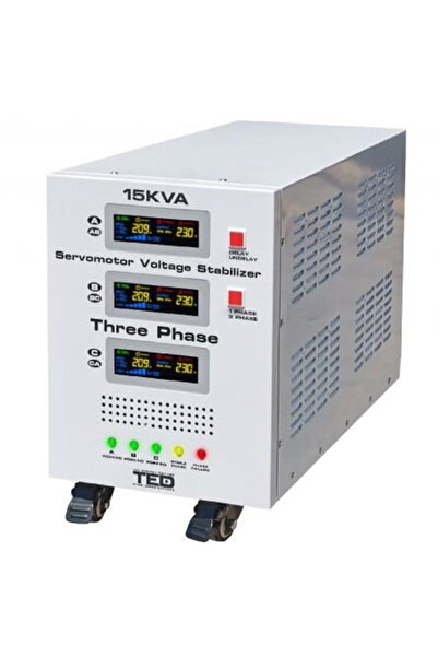 TED Electric Stabilizator retea maxim 15KVA-SVC cu servomotor trifazat-trifaz...