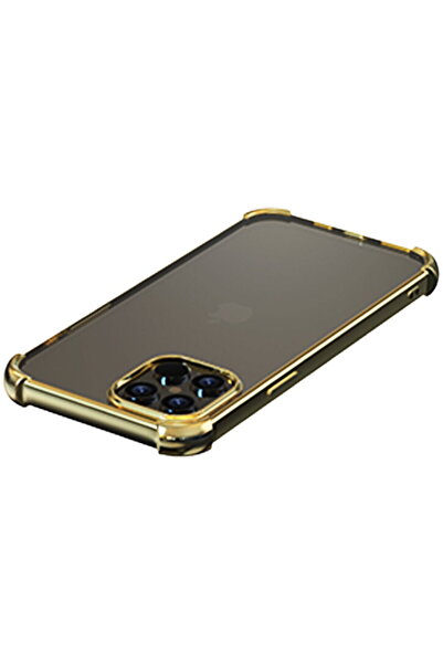 Devia Αντικραδασμική μαλακή θήκη με γκλίτερ για iPhone 12 Pro Max, χρυσή