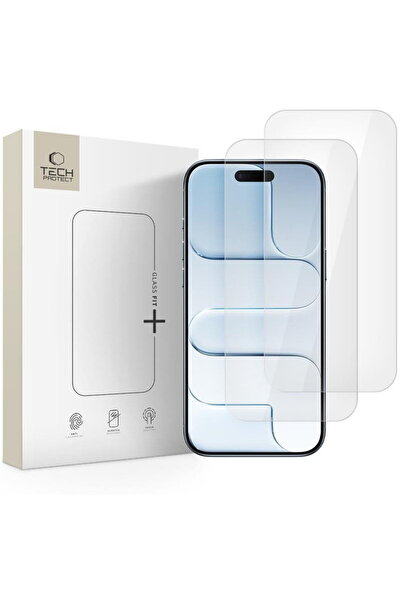 Tech-Protect SticlДѓ securizatДѓ Glass Fit+ pentru iPhone Air, pachet 2 bucДѓ...