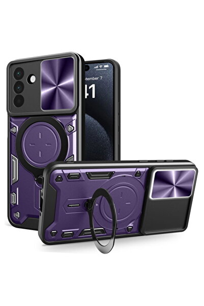 Techsuit Husă pentru Samsung Galaxy A56 5G - CamGuard Pro - Mov