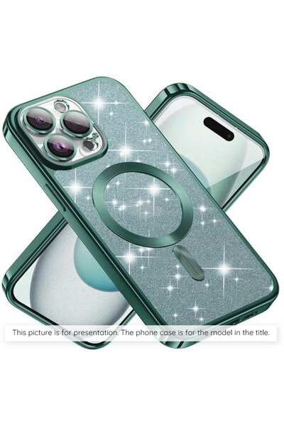 Techsuit Θήκη για Samsung Galaxy S25 - Πολυτελής με Γκλίτερ MagSafe - Ανοιχτό...