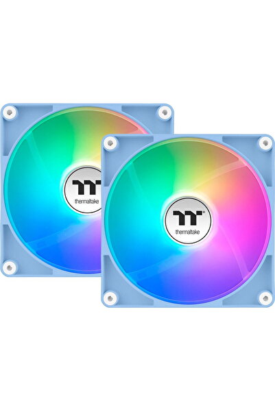 THERMALTAKE Kit Ventilatoare CT140 ARGB Hydrangea Blue 140 mm 2 bucati