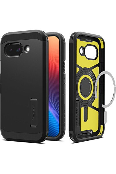 Spigen Husă pentru Google Pixel 9a - Tough Armor MagSafe - Negru