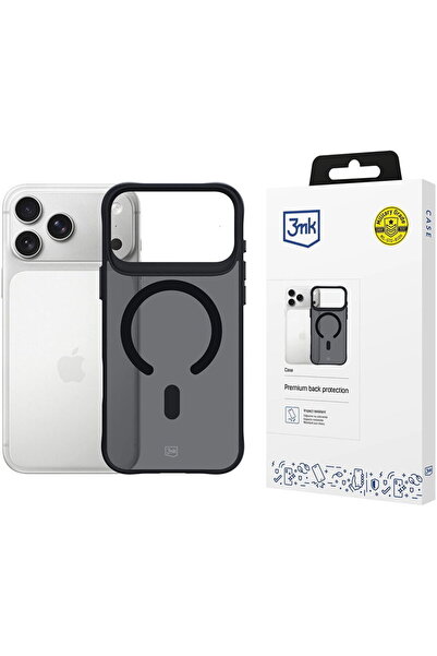 3MK Husa pentru iPhone 17 Pro Max - Smoke MagCase - Black