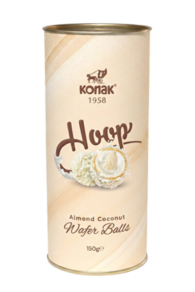 KONAK Hoop Gofret Tüm Badem Dolgulu Hindistan Cevizi Topları 150 GR