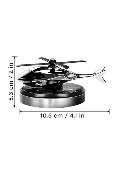 Genel Markalar Güneş Enerjisiyle Çalışan Araç Helikopter Kokulu Süs Kırmızı