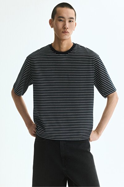 H&M Pamuklu Boxy Tişört Relaxed Fit