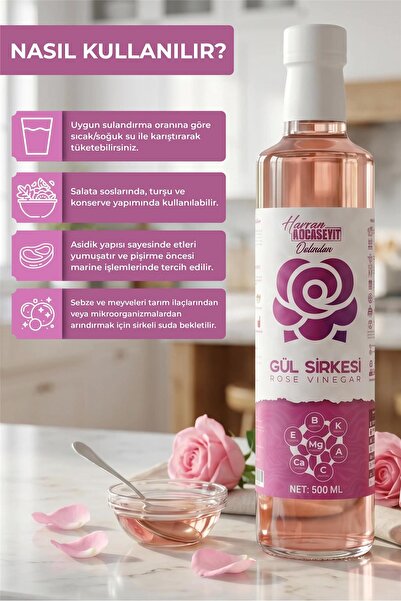 HAVRAN KOCASEYİT Gül Sirkesi 500 ml