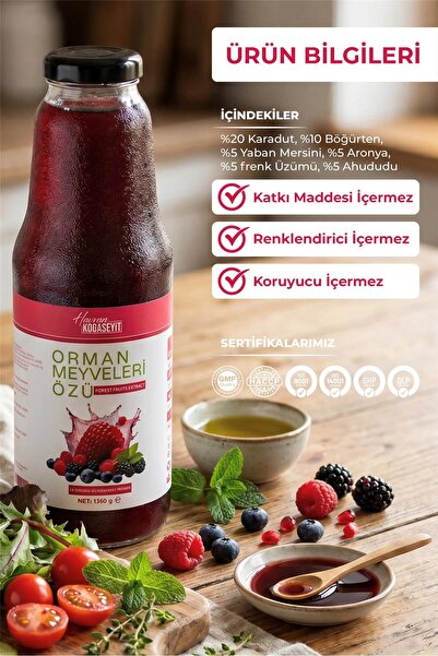 HAVRAN KOCASEYİT Tanesiz Orman Meyve Özü 1350 g