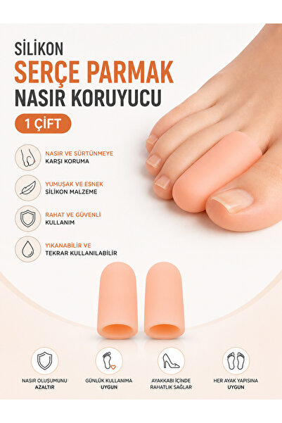 Bunyon Ayak Serçe Parmak Nasır Koruyucu Silikon Hortum Bunyon Kemik