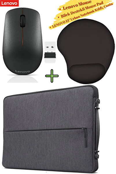 LENOVO Mouse 400, MousePad, 13" Urban Sleeve Tablet Notebook Kılıfı Çanta