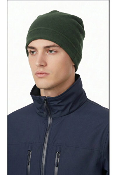 NOBLE Drawstring play-off beanie khaki