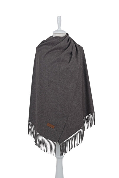 Bursa İpek Smoked Solid Color Winter Shawl