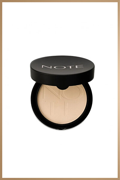 NOTE Luminous Silk Compact Powder Mat Bitişli Toz Pudra - 01 Beige