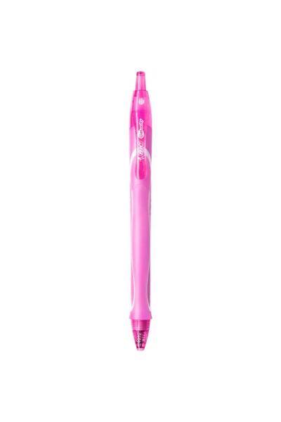 Bic Rolă retractabilă 0,7 mm semi-gel roz cu uscare rapidă