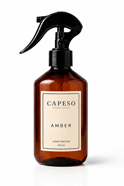 Capeso Amber Oda & Kumaş Spreyi 250 ml – Sıcak Amber Kokusu, Lüks Parfüm Etki...