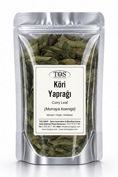TOS The Organic Spices Köri Yaprağı 50 gr (1. KALİTE) Murraya Koenigii / Curr...