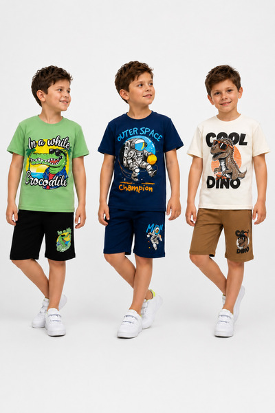 Butik Boy's Shorts Set 3 Pieces