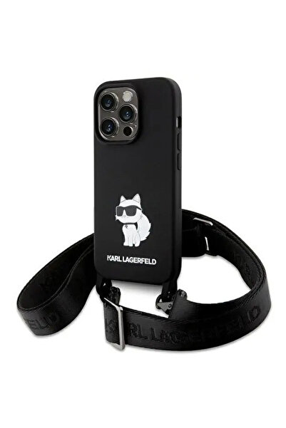 Karl Lagerfeld KLHCP15XSCBSCNK iPhone 15 Pro Max 6.7 "   Husă rigidă neg...