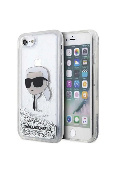 Karl Lagerfeld KLHCI8LNKHCH iPhone 7/8/ SE 2020/2022 argintiu/argintiu carcas...