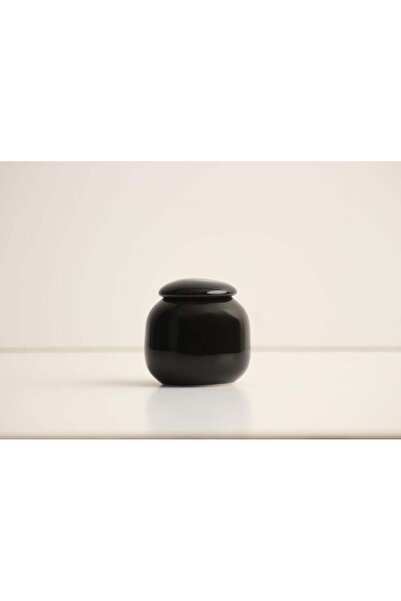 Japanese Dose Pottery matcha box - أسود