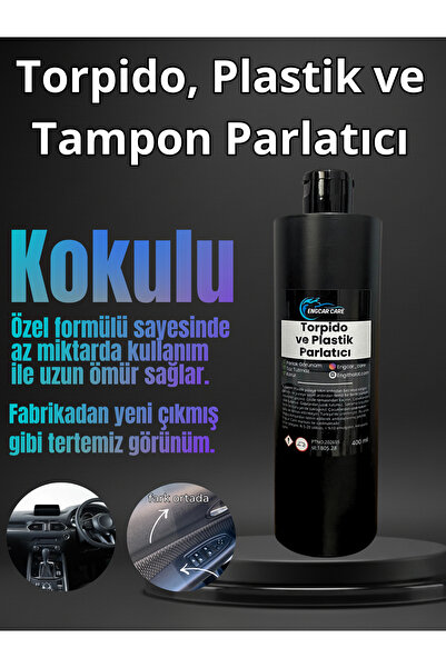 EngCar Care Torpido Parlatıcı Temizleyici Koruyucu Sprey Kokulu- Plastik ve T...