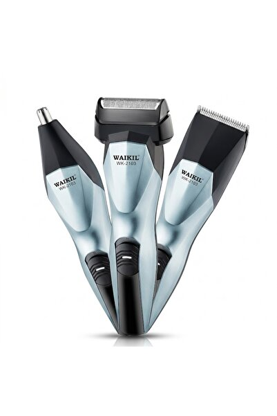 Primo Plus WK-2103 Rechargeable Men's Grooming Kit 3-in-1 - Professional Elec...
